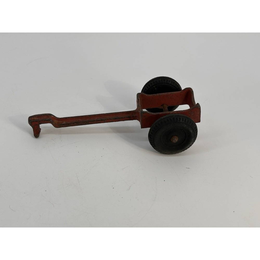 Vintage Hubley Die Cast Bell Telephone Pole #2364 Red Toy Metal Trailer